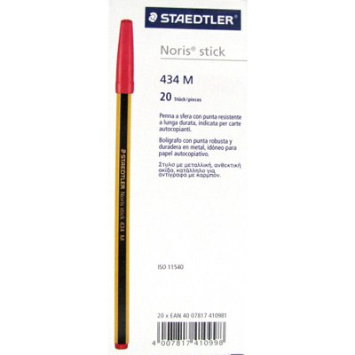 STAEDTLER, penna a sfera rossa